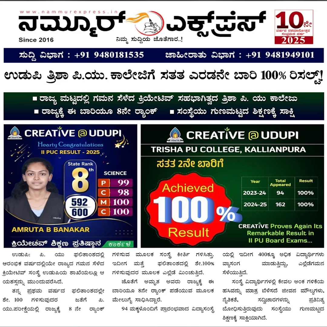 Creative Trisha PU College
