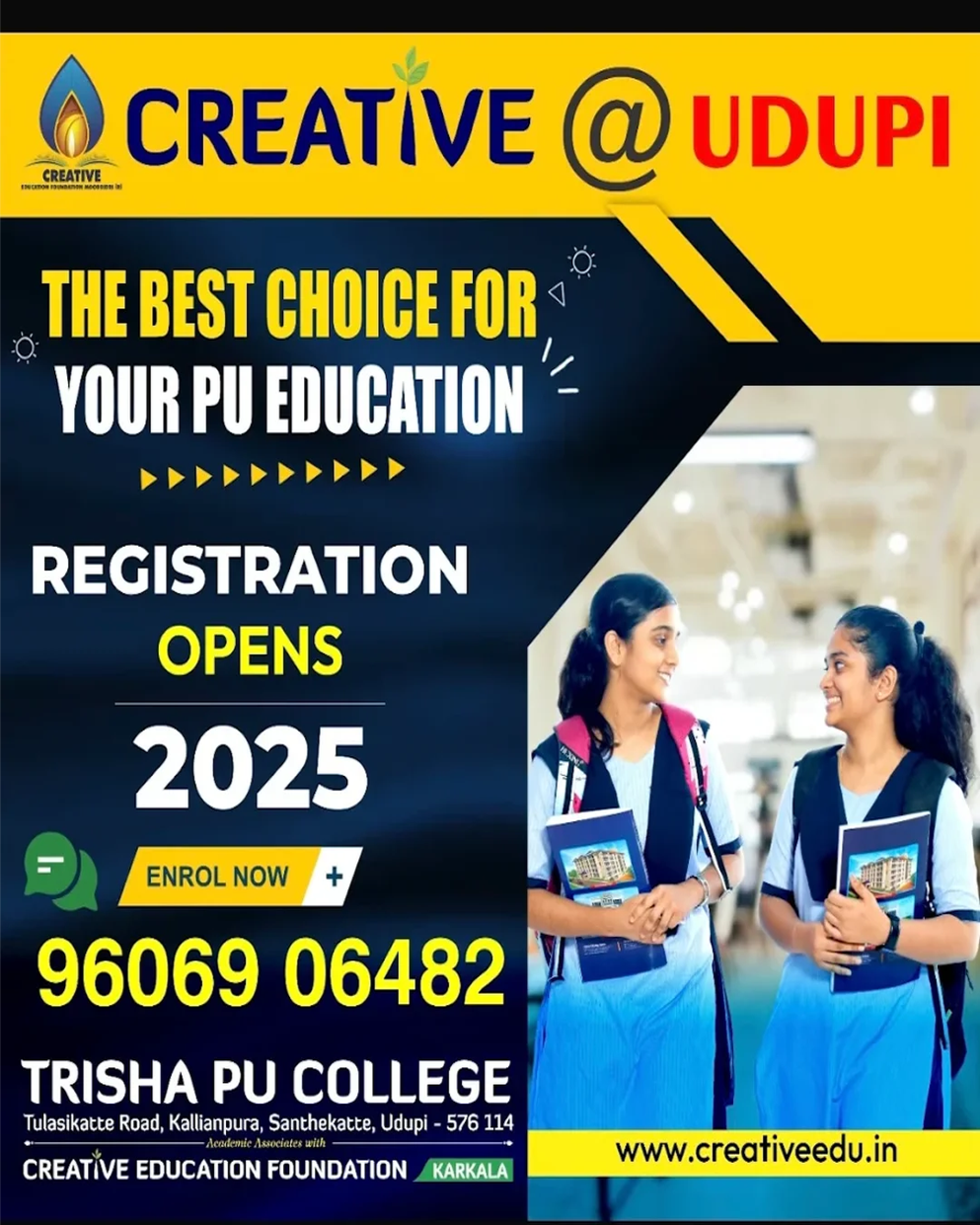 Creative Trisha PU College